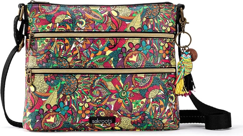 Sakroots Artist Circle Crossbody Rainbow